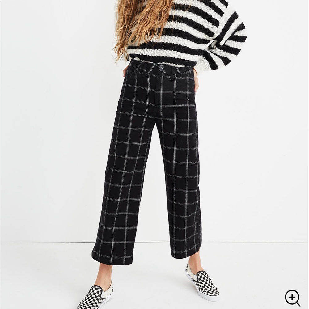 Madewell Wide Leg Crop- brand new!